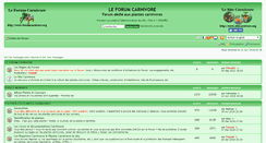 Desktop Screenshot of forumcarnivore.org
